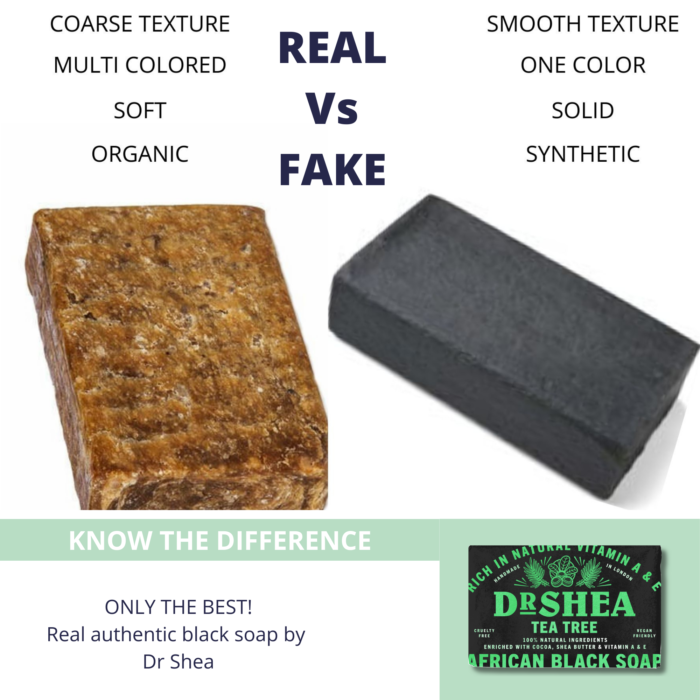 Tea Tree Black Soap 100g - Real African Organic - Dr Shea - Image 3