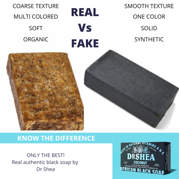 Coconut Black Soap 100g - Real African Organic - By Dr Shea - Image 3