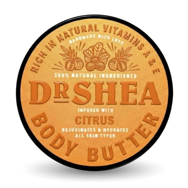 Brighten & Revitalize: The Essential Guide to Citrus Shea Body Butter dr shea citrus body butter main image only three ingredients natural organic vegan