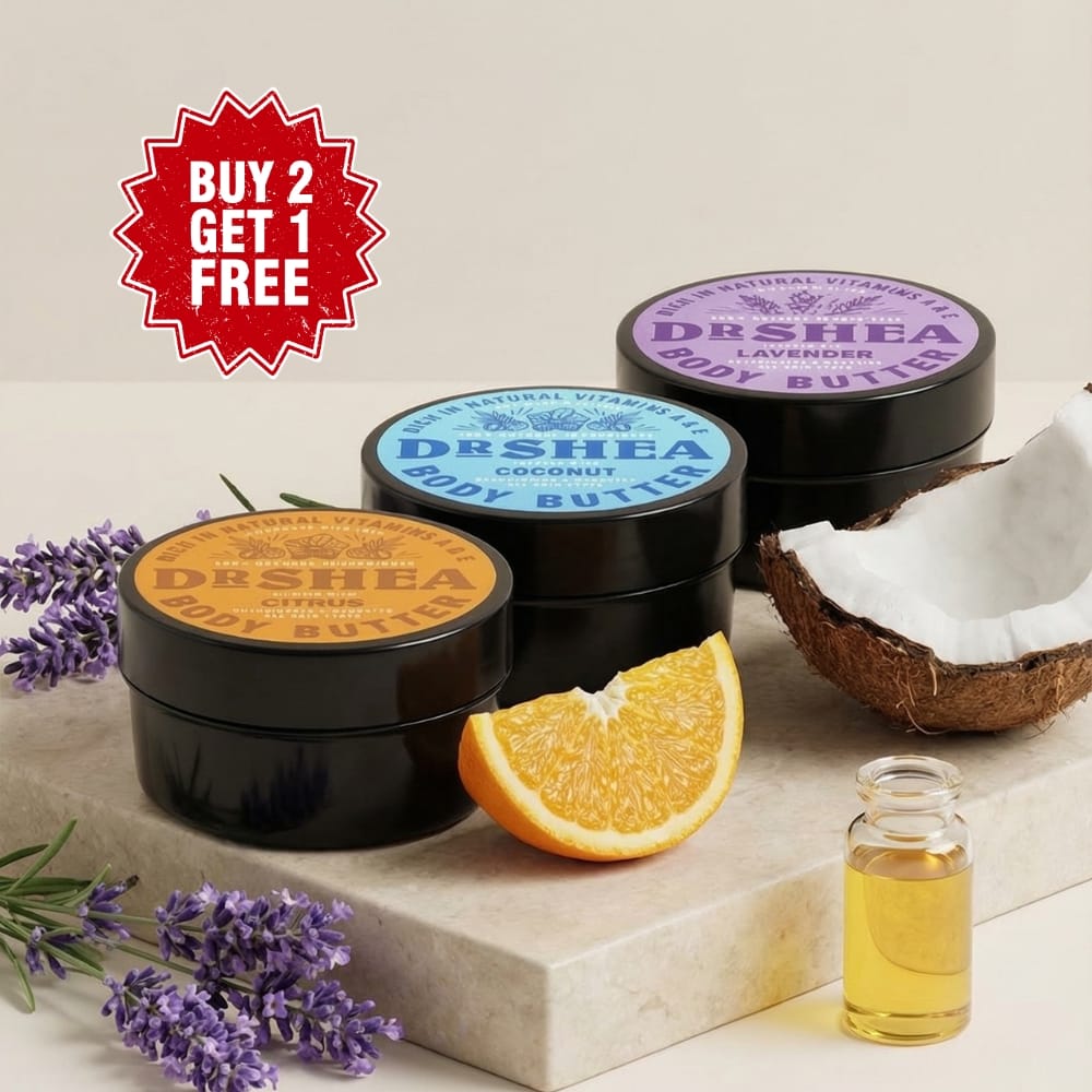 buy 2 get 1 free dr shea bundle citrus vanilla lavender mix