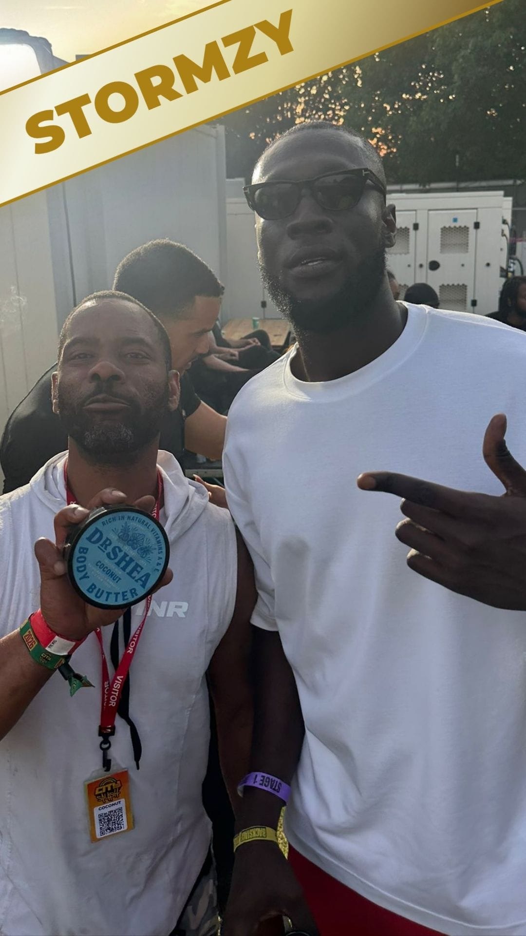 dr shea body butter and black soap with with stormzy