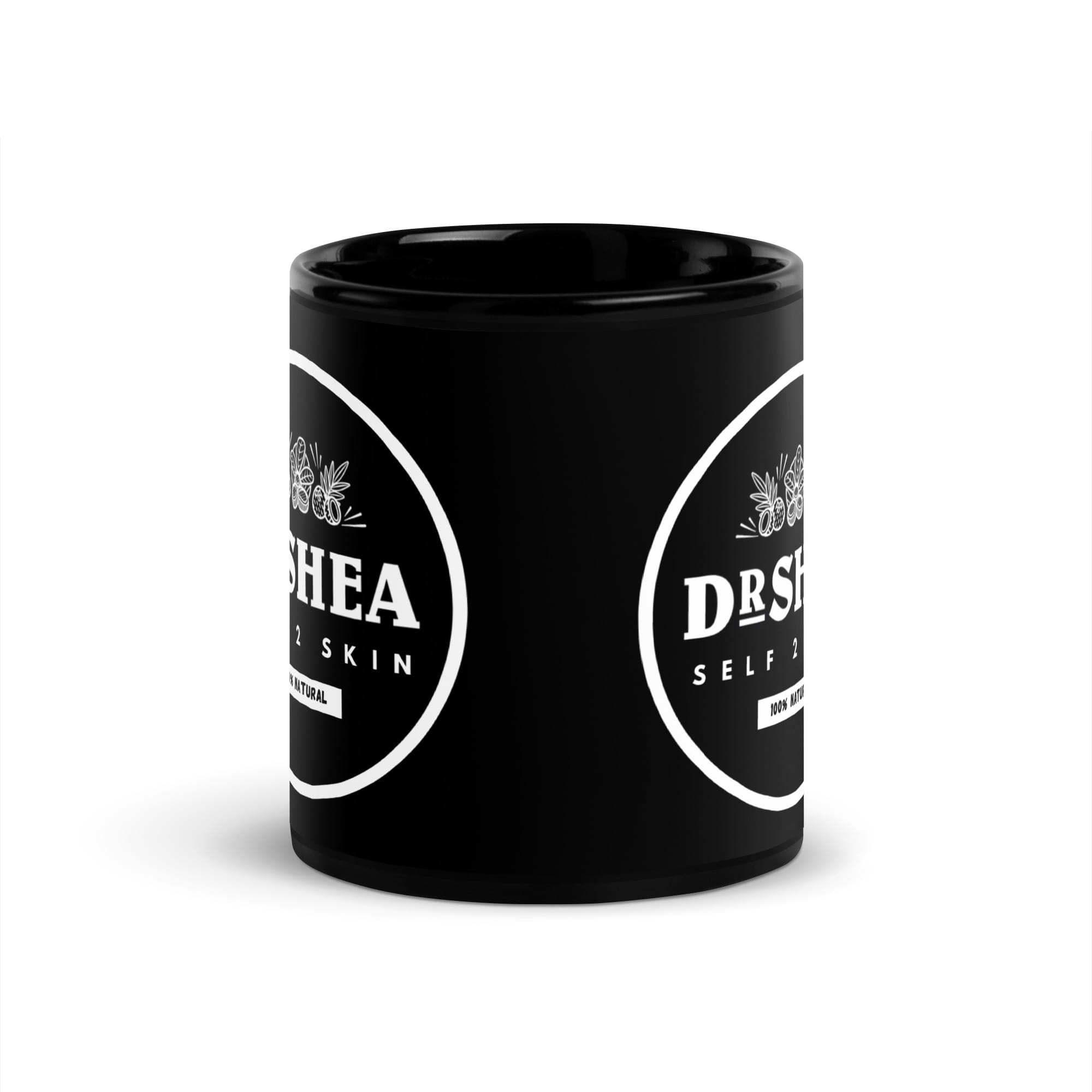 dr shea branded luxury glossy black mug dr shea branded luxury glossy black mug