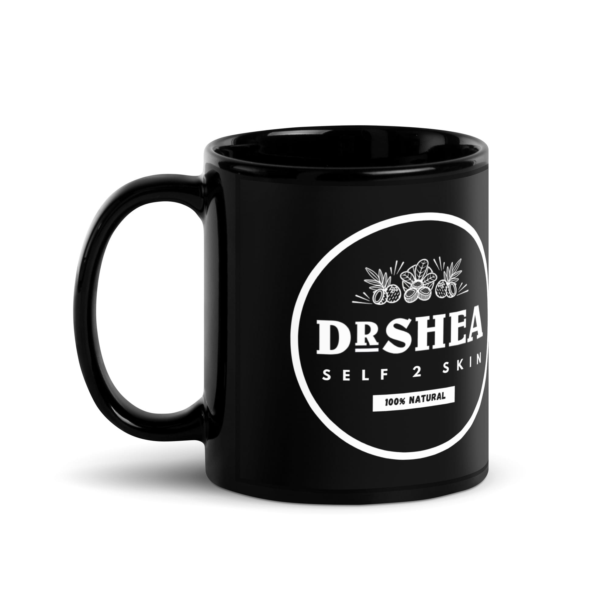 dr shea branded luxury glossy black mug dr shea branded luxury glossy black mug