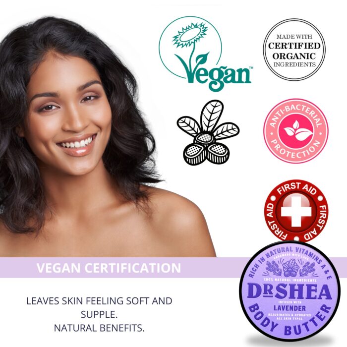 Lavender Body Butter 200ml 100% Vegan - Image 5