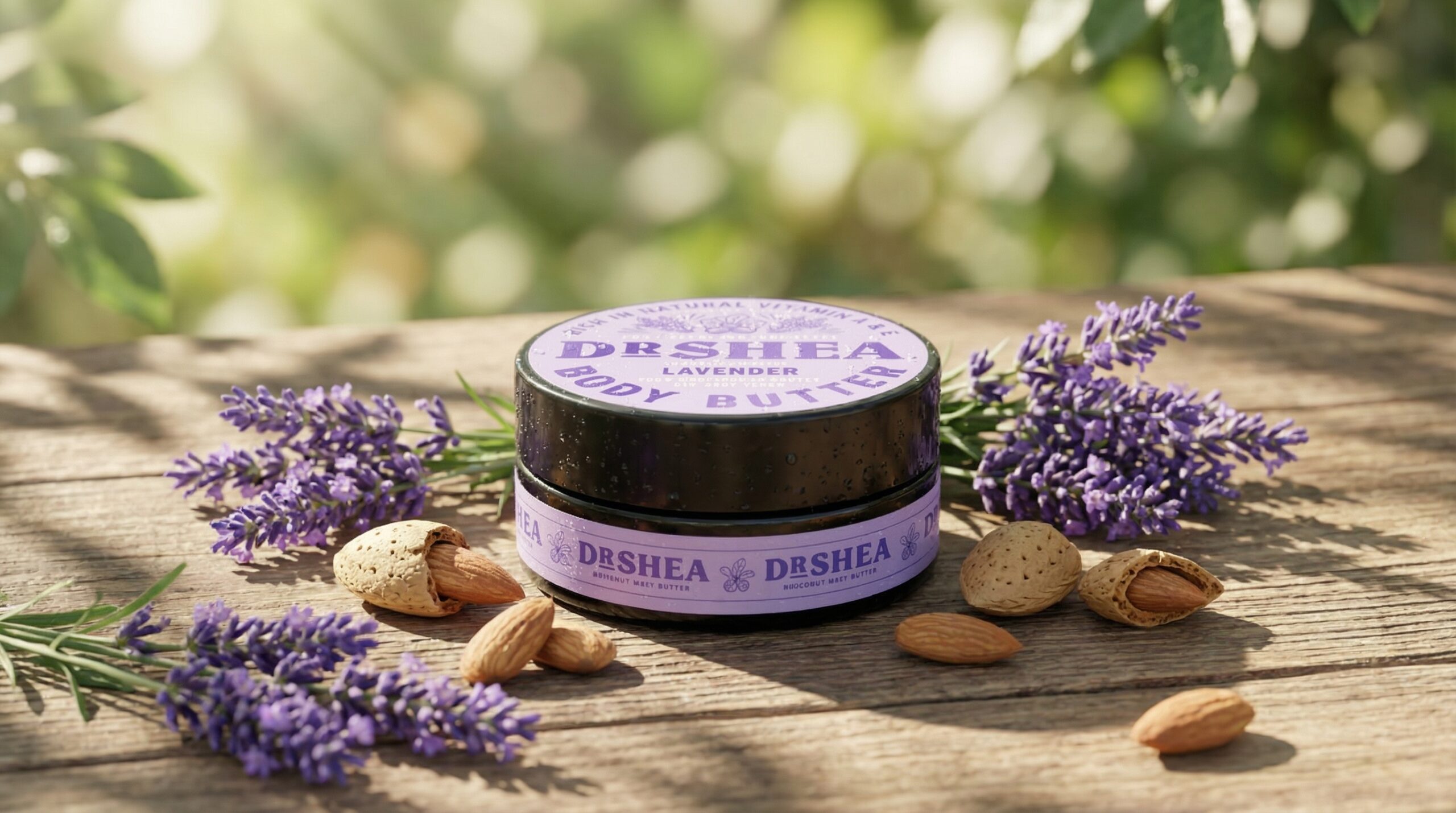 Lavender shea body butter for skin and hair