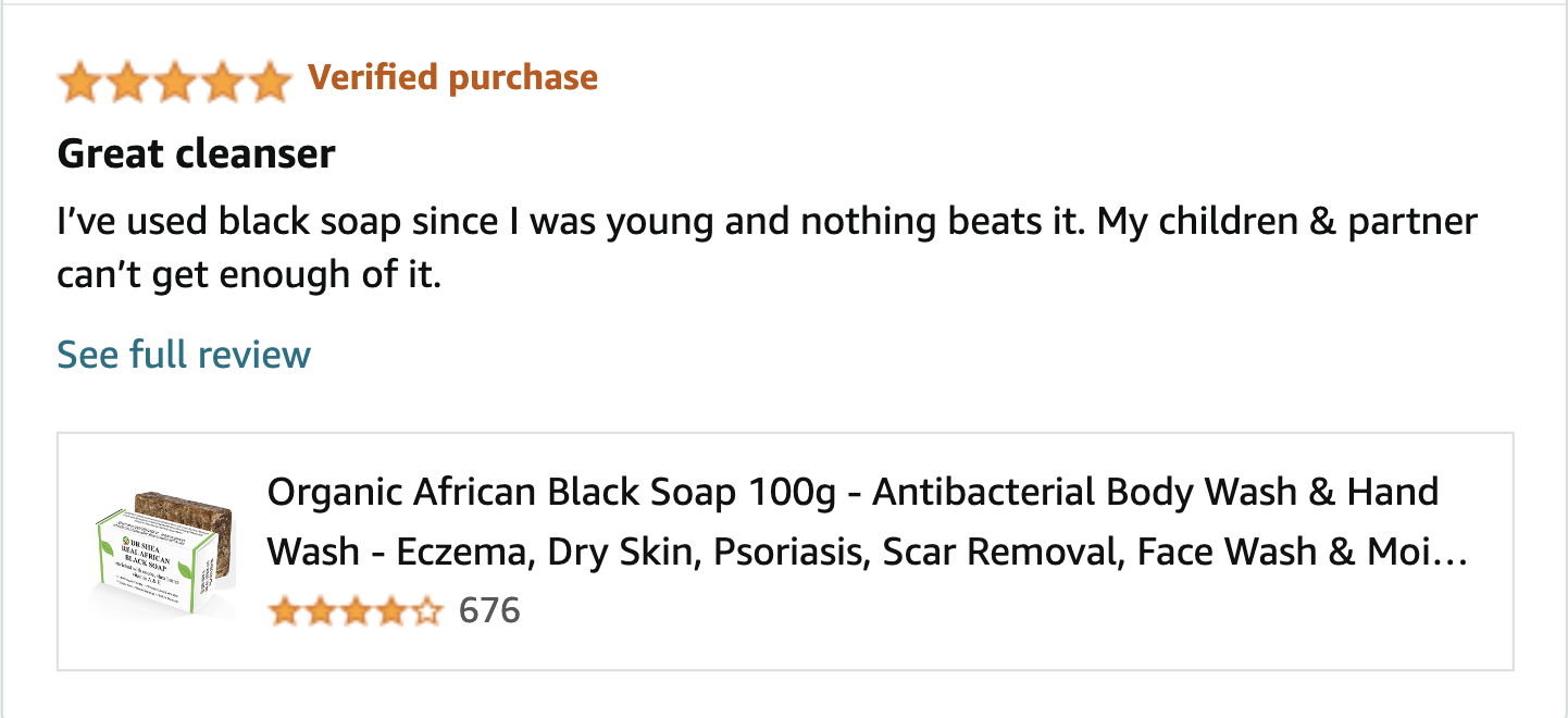 Review from Amazon