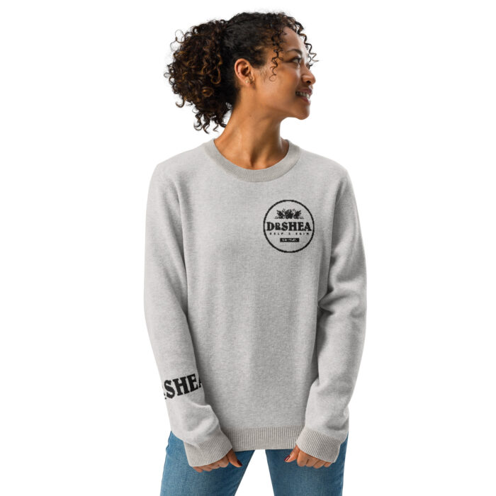 Knitted crew neck sweater - Image 4