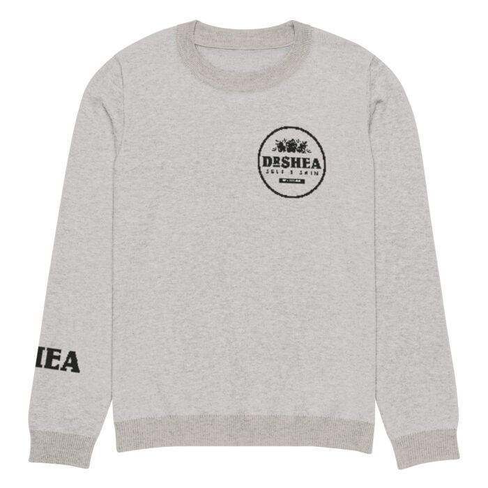 Knitted crew neck sweater