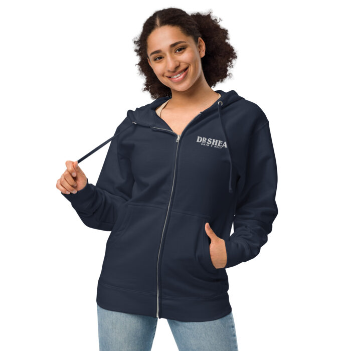 Unisex fleece zip up hoodie - Image 6